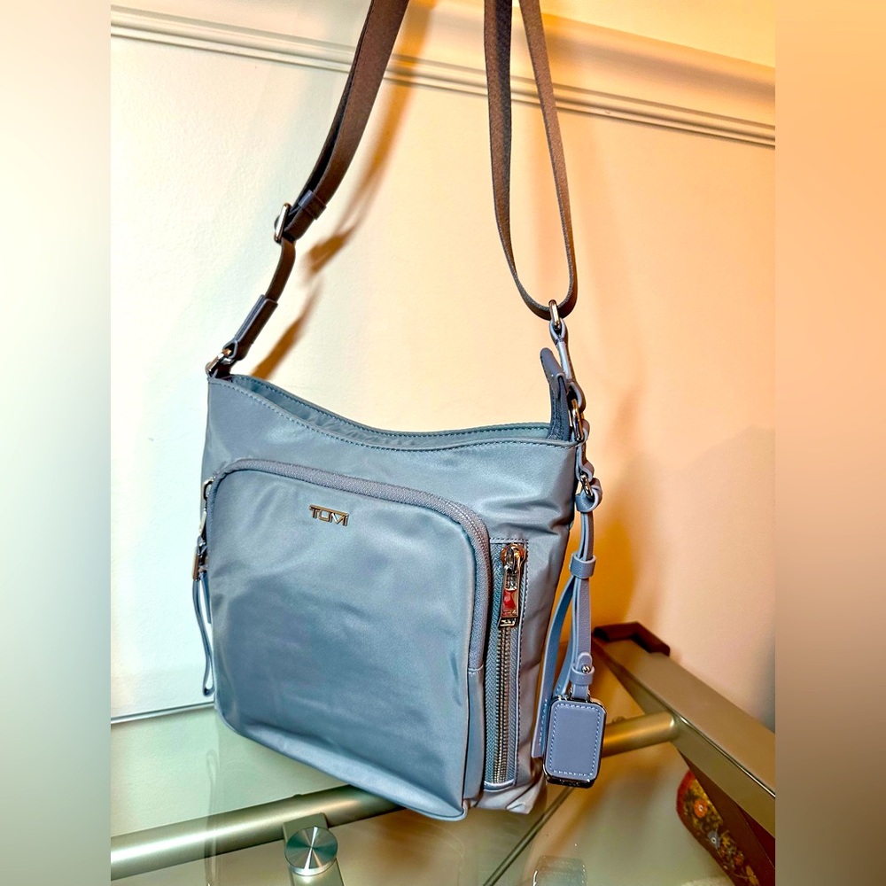 Tumi nylon gray bag